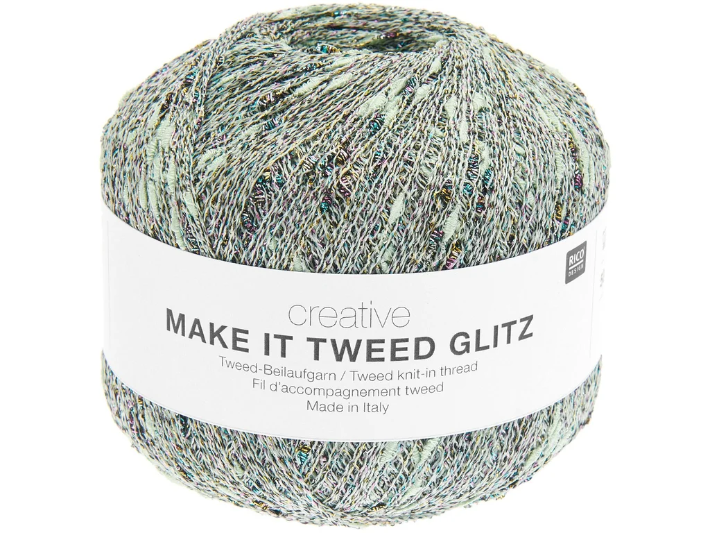Rico Desigen Příplet Make It Tweed glitz 005 mint