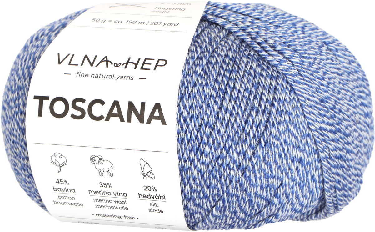 Vlna-hep Příze Toscana 142510 Bellwether Blue