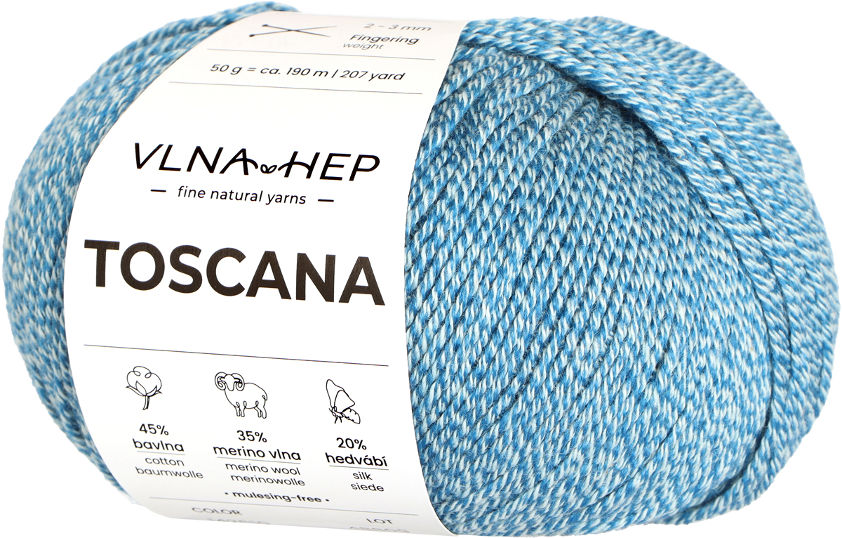 Vlna-hep Příze Toscana 142610 Faience