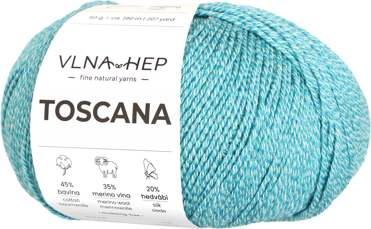 Vlna-hep Příze Toscana 142700 Baltic