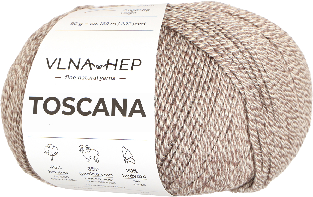 Vlna-hep Příze Toscana 142930 Cocoa Créme