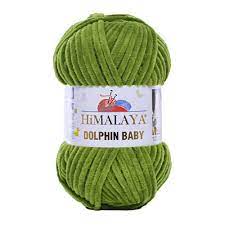 Himalaya Příze Dolphin baby 80371 trávově zelená - II.jakost bez etikety