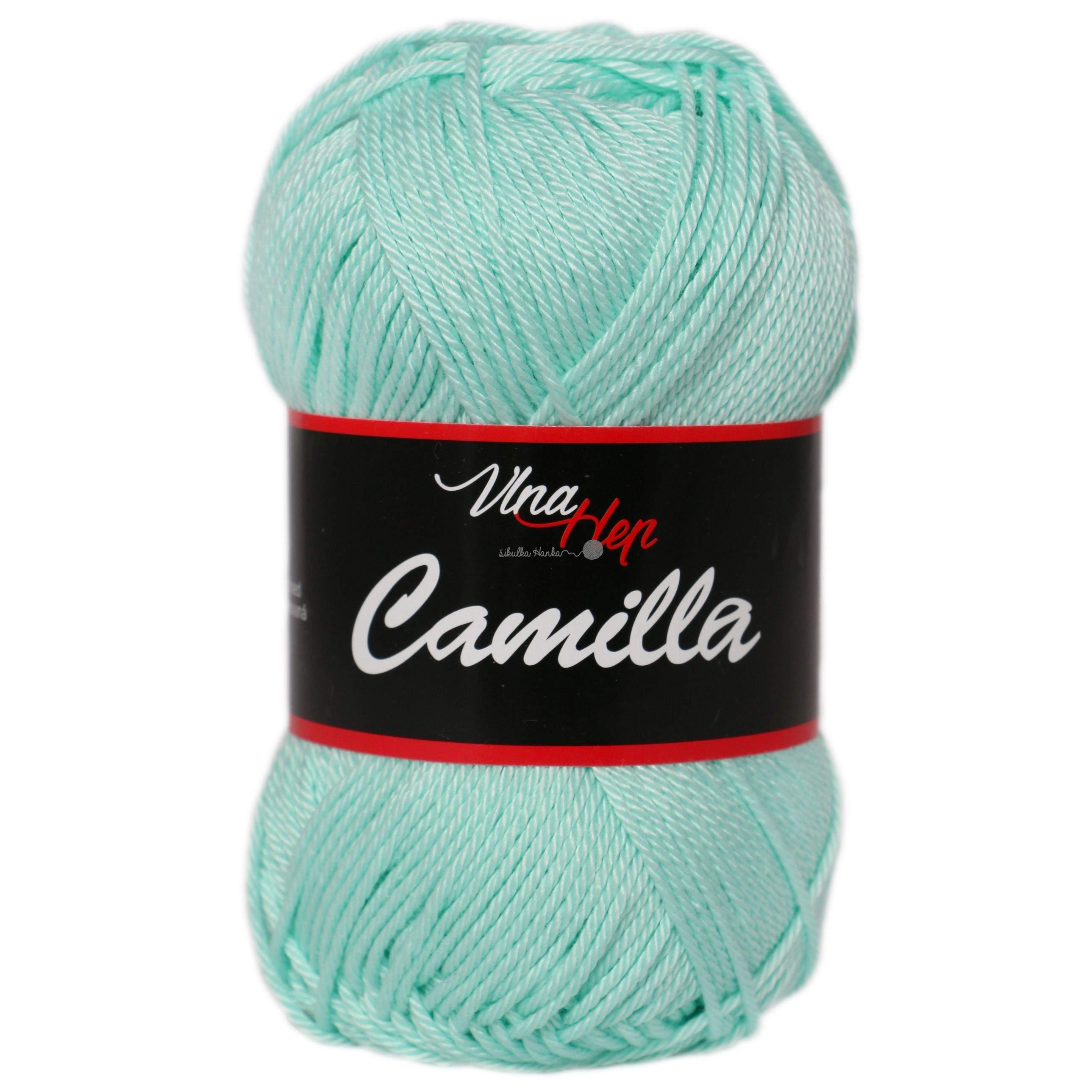 Vlna-hep Příze Camilla 8136 světlá mint