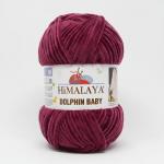 Himalaya Příze Dolphin baby 80393 tmavší vínová