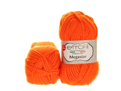 Příze Megastar Etrofil 72192 neonová oranžová