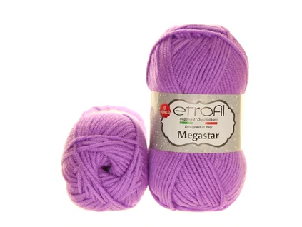 Příze Megastar Etrofil 76076 fialová