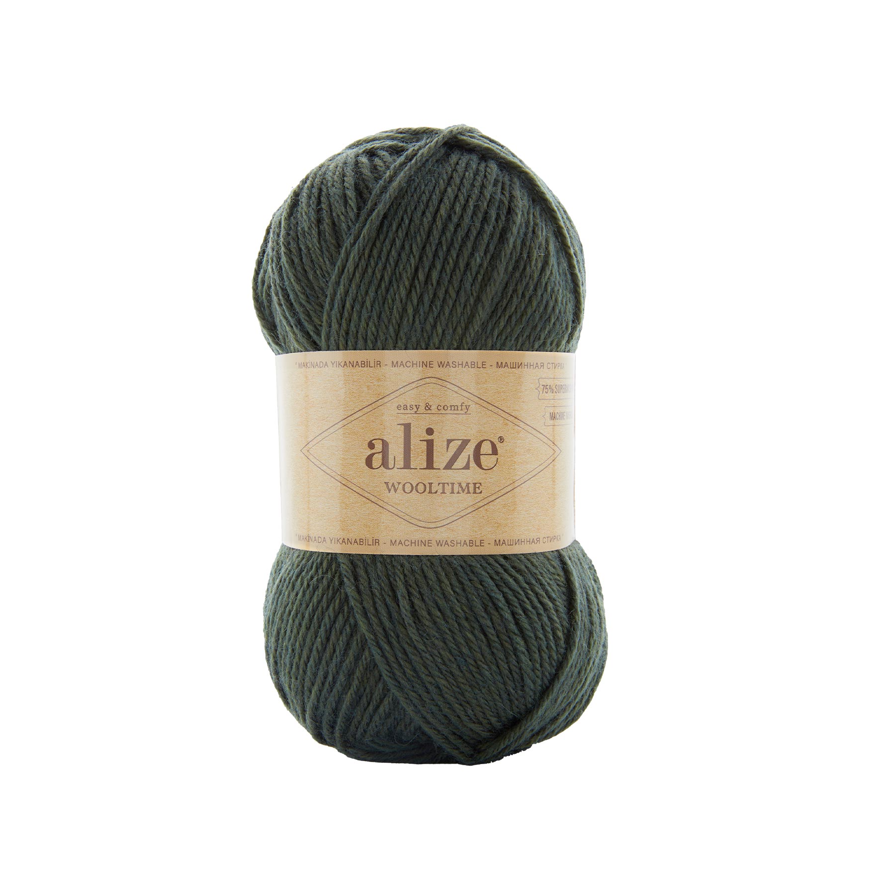 Alize Příze Wooltime 546 tmavě šedo-zelená
