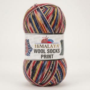Himalaya Wool Socks Print (Himalaya) Wool Socks Print: S54-04