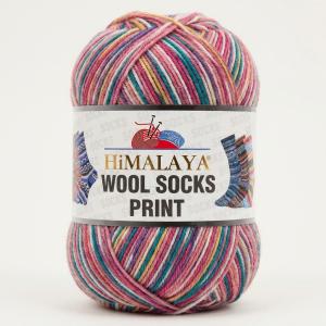 Himalaya Wool Socks Print (Himalaya) Wool Socks Print: S60-03