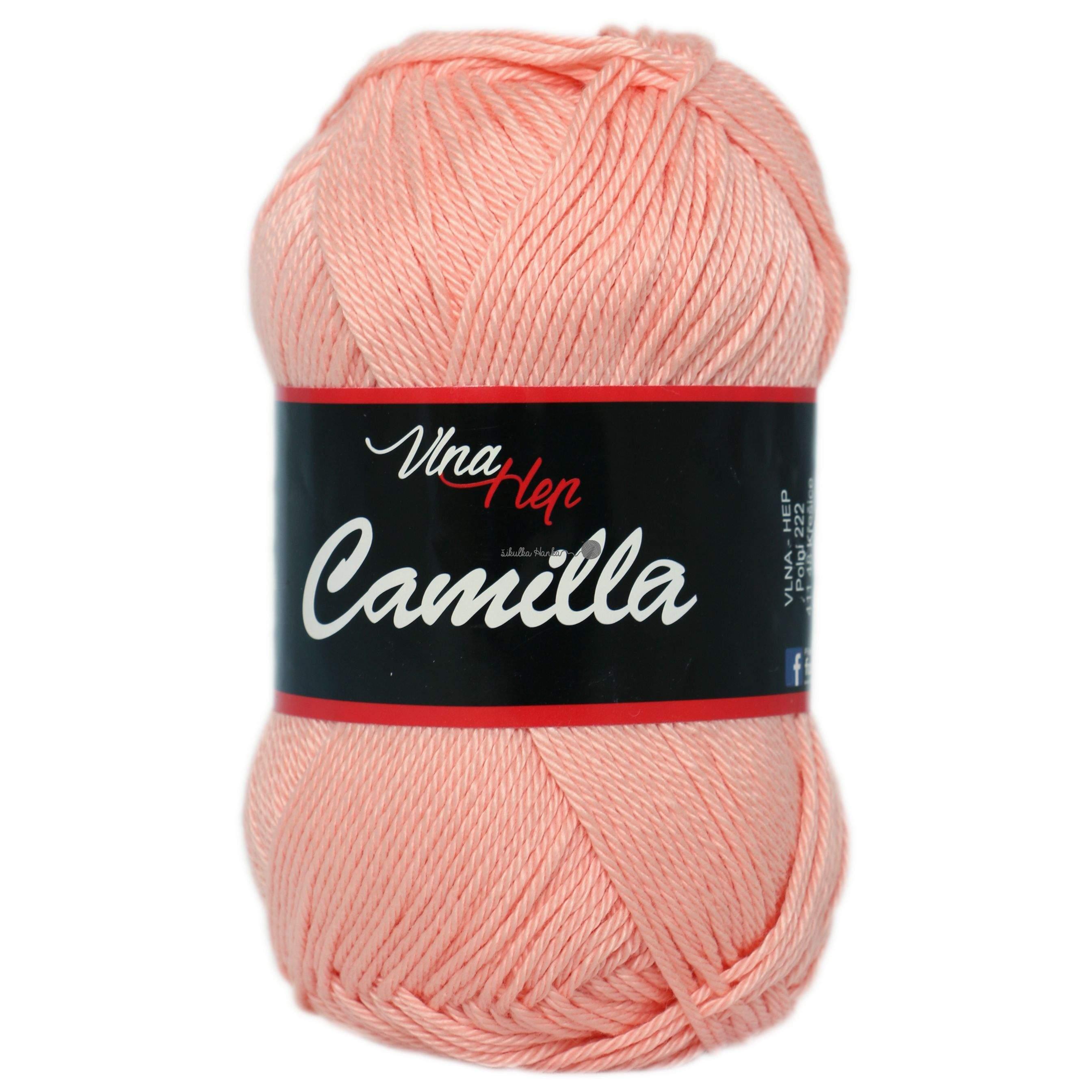 Vlna-hep Příze Camilla 8011 meruňková