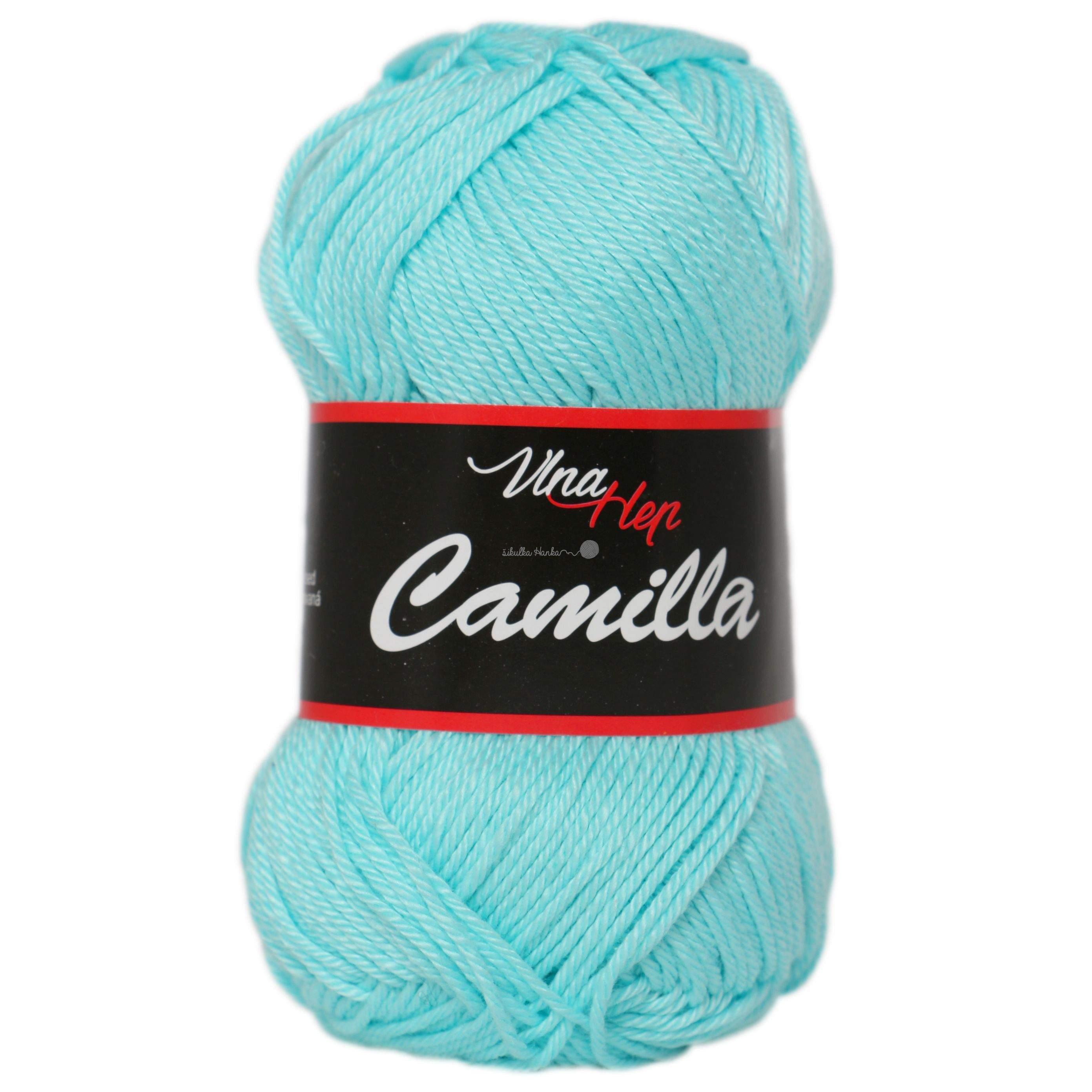 Vlna-hep Příze Camilla 8122 modrá pastelová