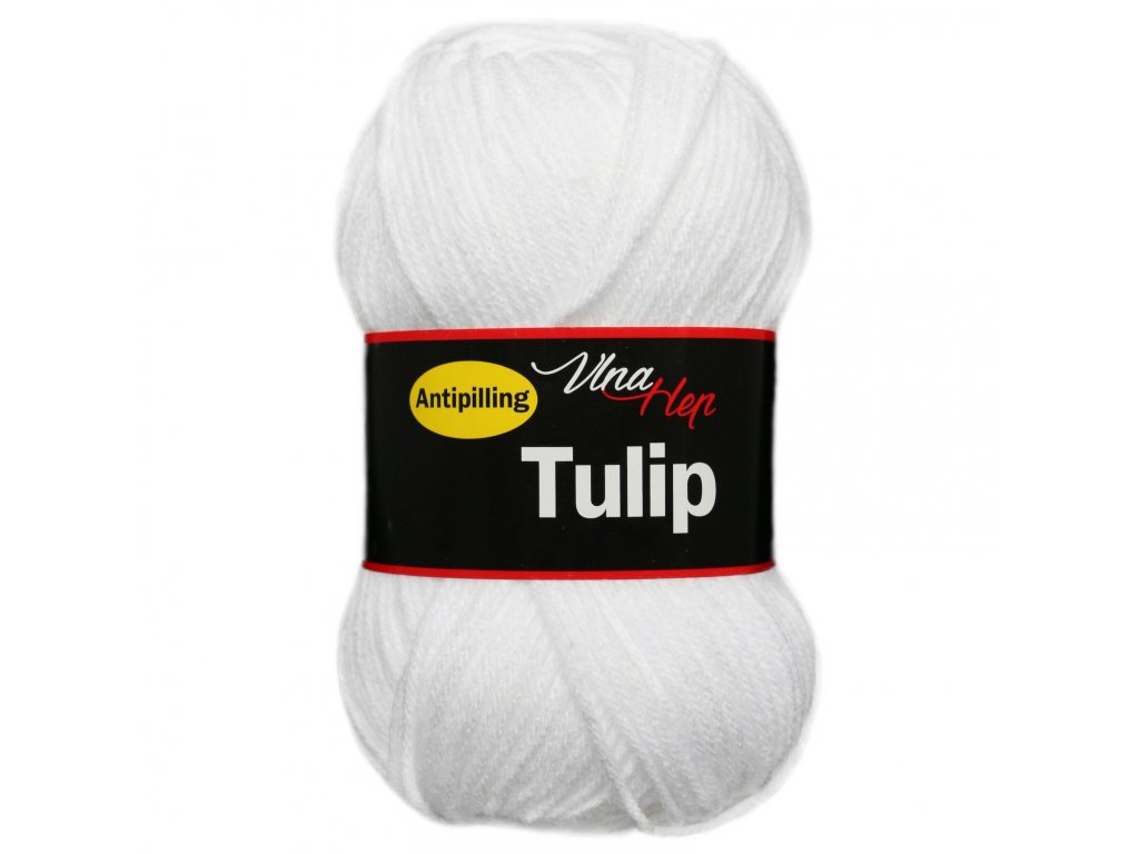 Vlna-hep Příze Tulip 4002 bílá