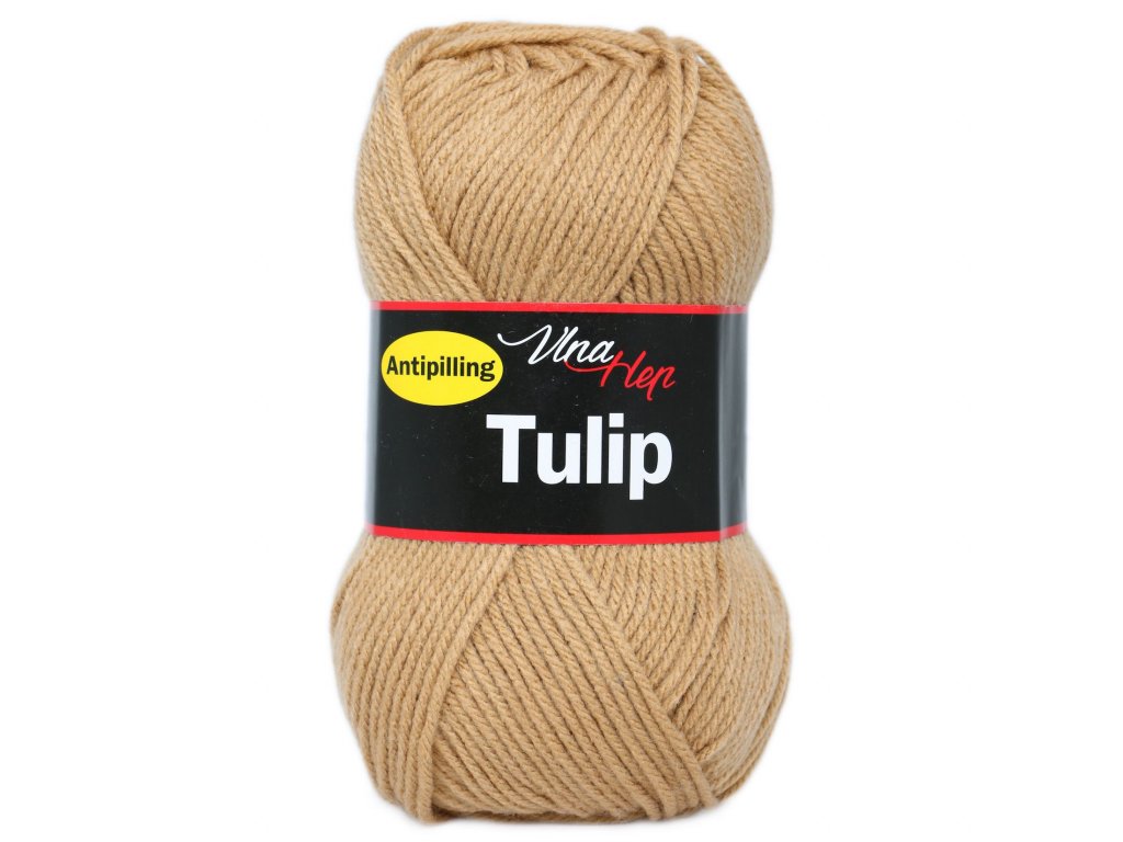 Vlna-hep Příze Tulip 4211 sv. hnědá