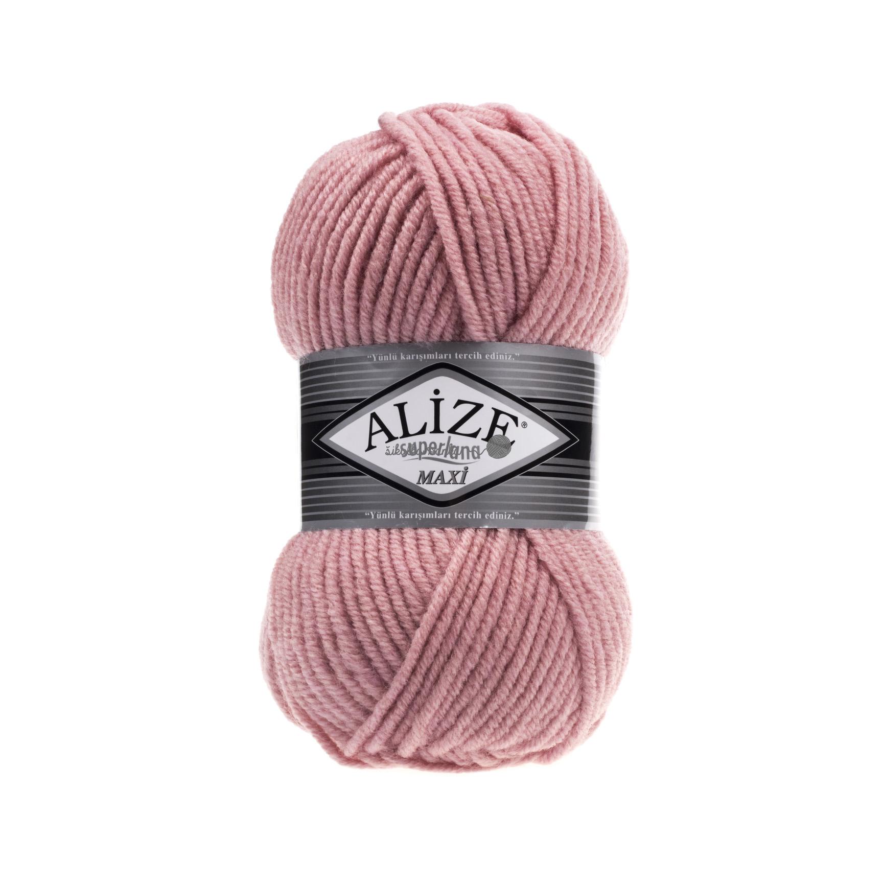Alize Superlana maxi 161 pudrová růžová