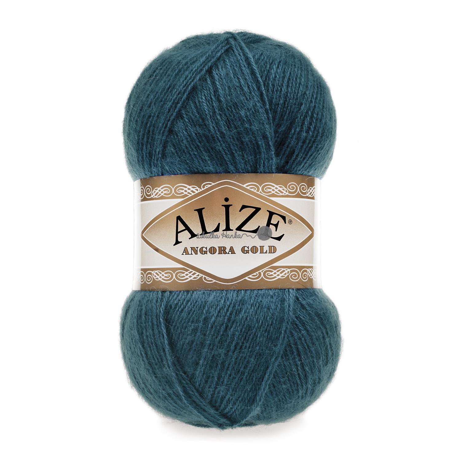 Příze Alize Angora gold 17 petrol