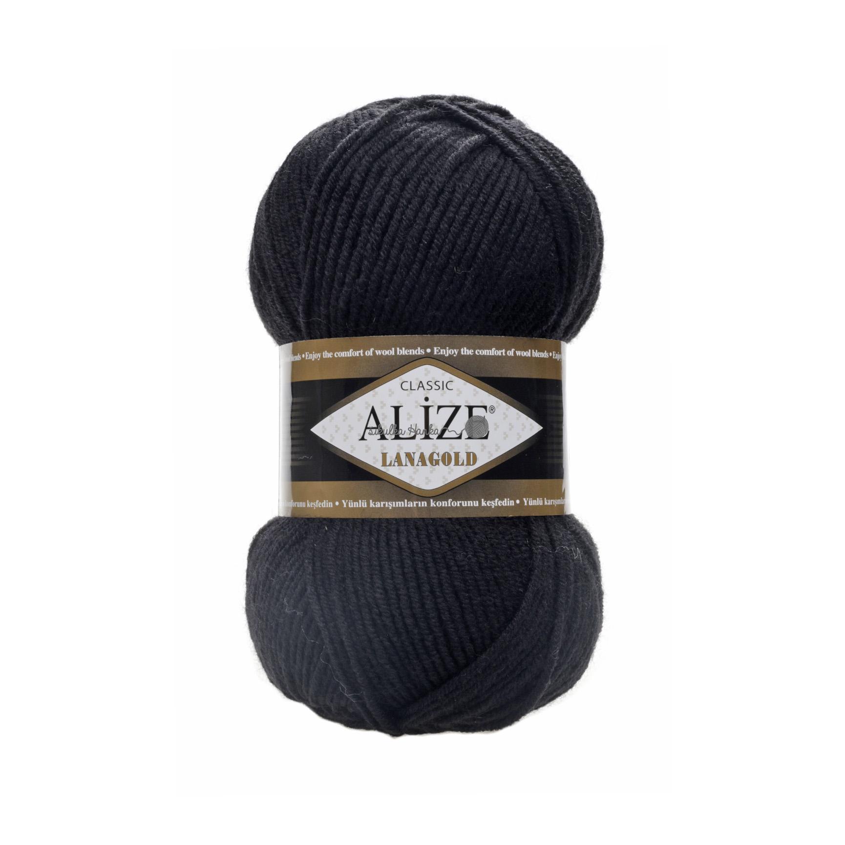 Alize Lanagold classic 60 černá
