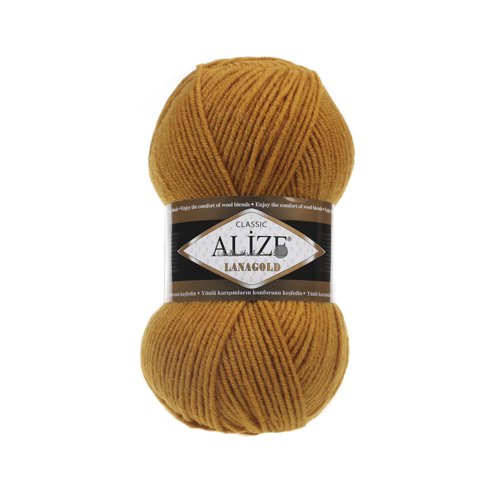 Alize Lanagold classic 645 hořčicová