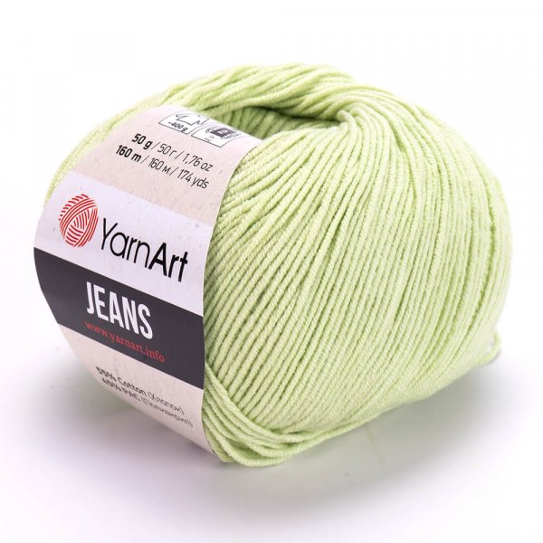 YarnArt Jeans 11 sv. zelená