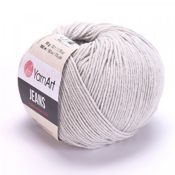 YarnArt Jeans 49 světle šedá