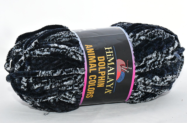 Himalaya Příze Dolphin animal colors 83106 černo-bílá