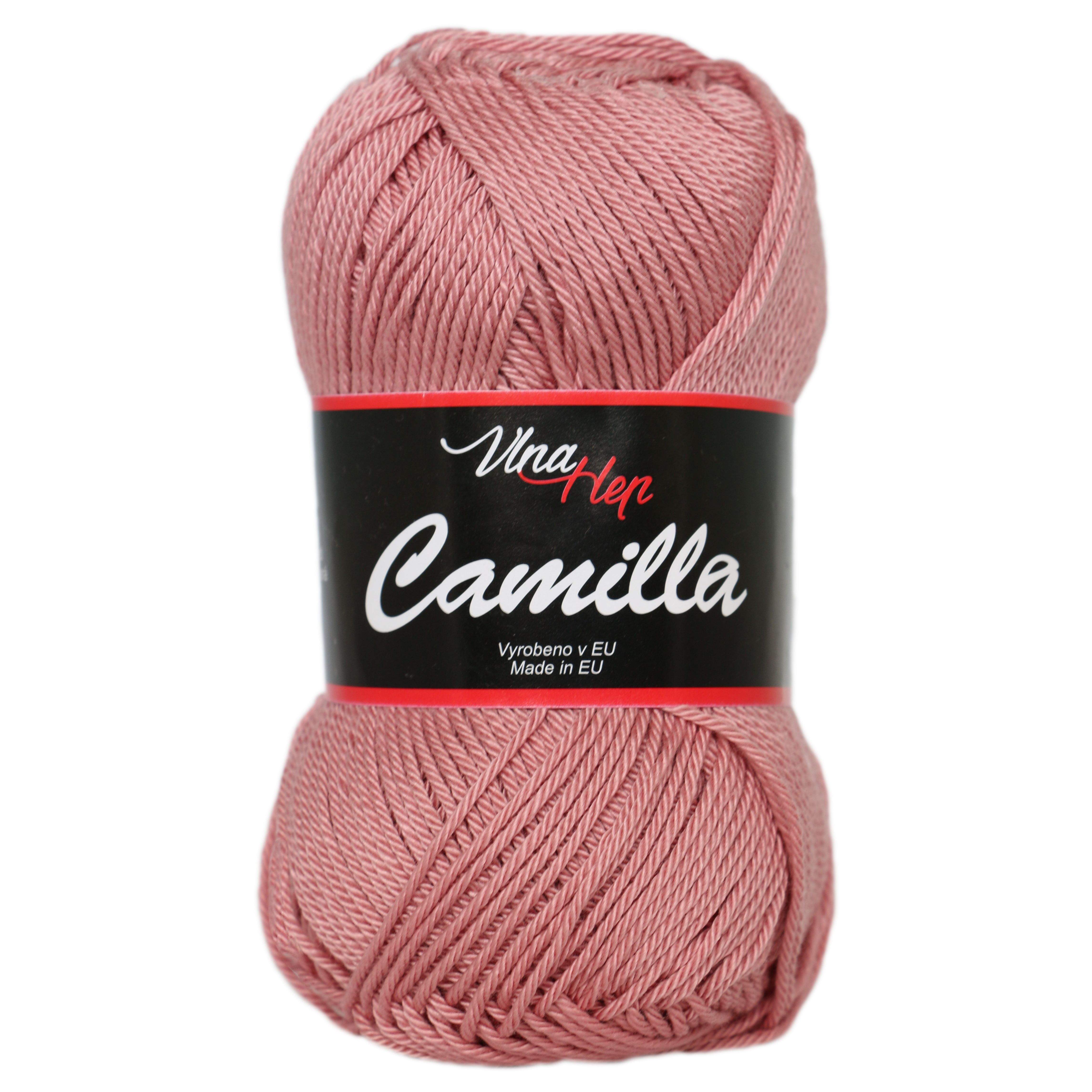 Vlna-hep Příze Camilla 8028 sv.starorůžová