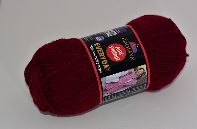 Himalaya Příze Everyday 70007 tm.červeno-vínová