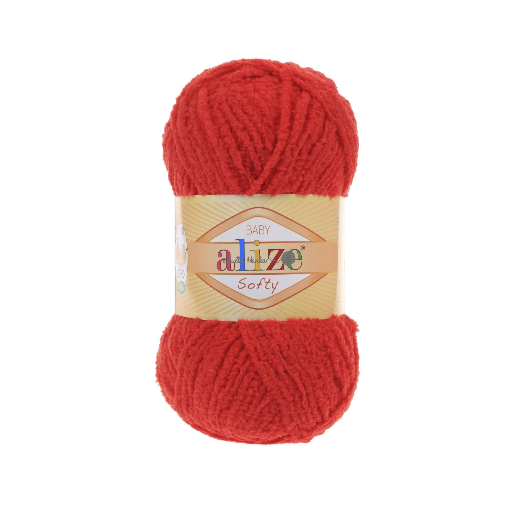 Alize Softy 56 červená