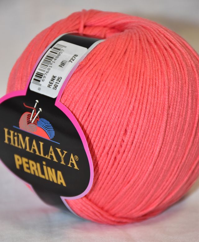 Himalaya Příze Perlina 125 lososová
