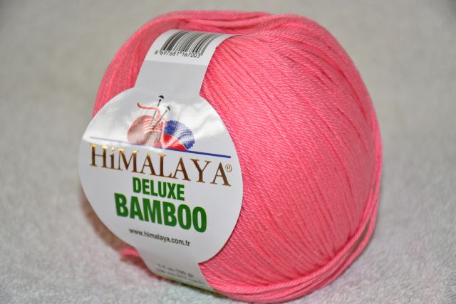 Himalaya Příze De lux bamboo 08 lososová