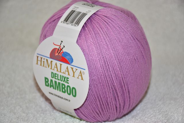 Himalaya Příze De lux bamboo 12 fialová