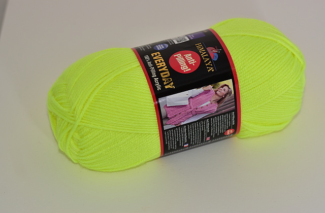 Himalaya Příze Everyday 70049 neonová žlutá