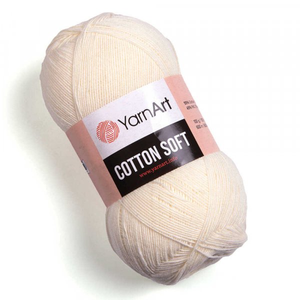 YarnArt Cotton soft 03 smetanová