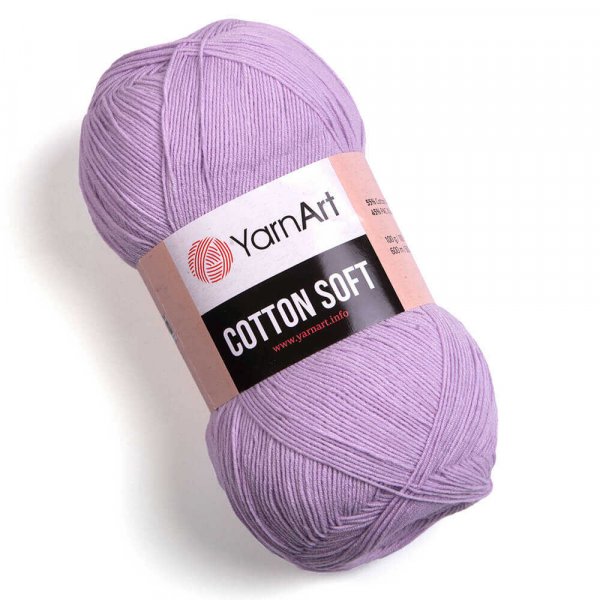 YarnArt Cotton soft 19 sv.fialová