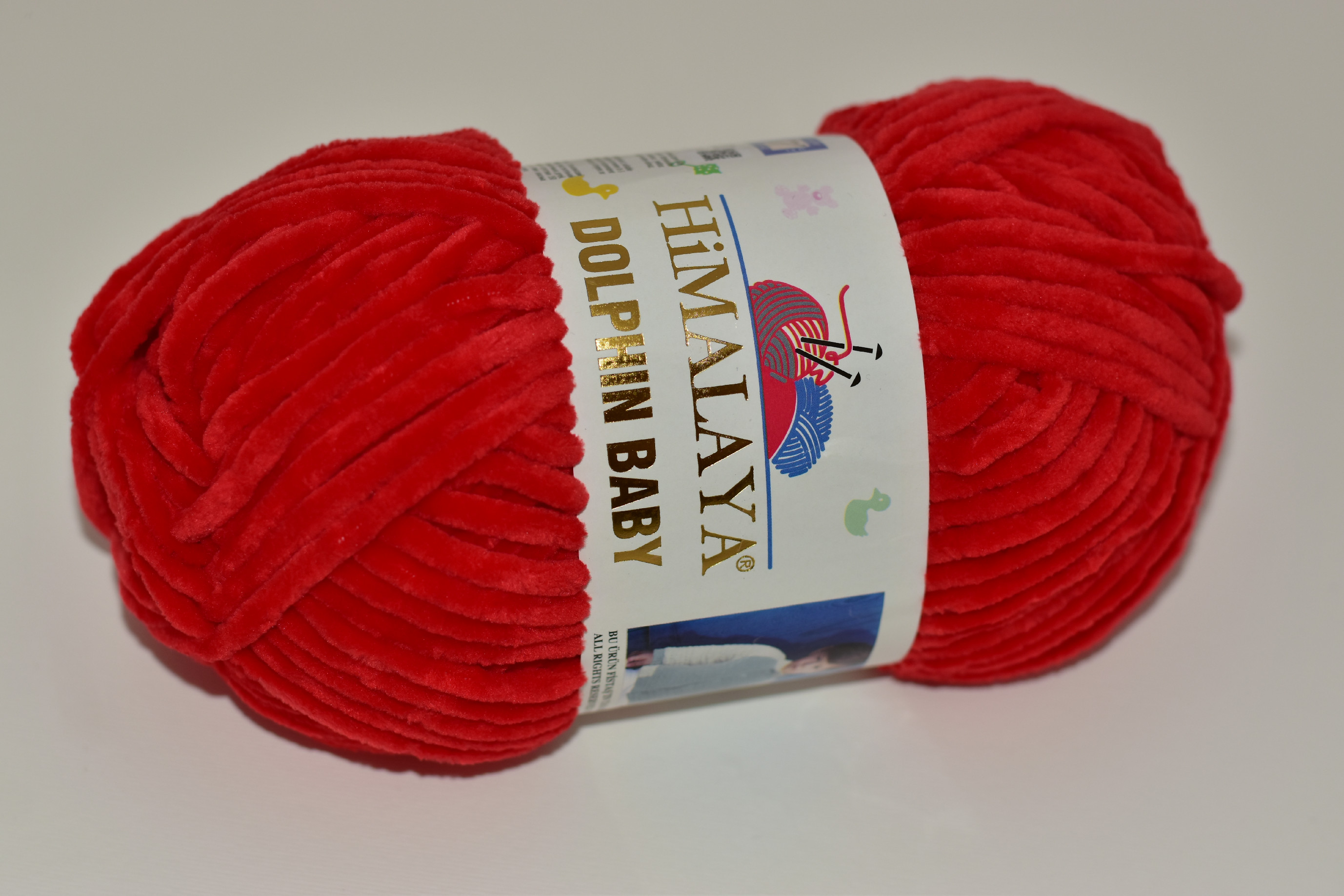 Himalaya Příze Dolphin baby 80318 červená