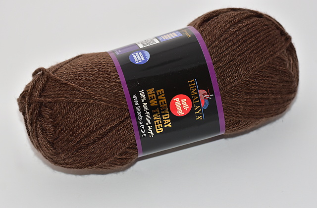 Himalaya Příze Everyday new tweed 10 hnědá