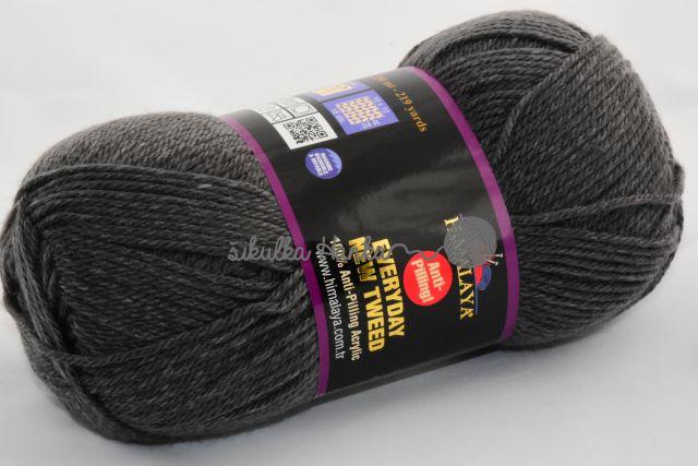 Himalaya Příze Everyday new tweed 16 tm.šedá melange