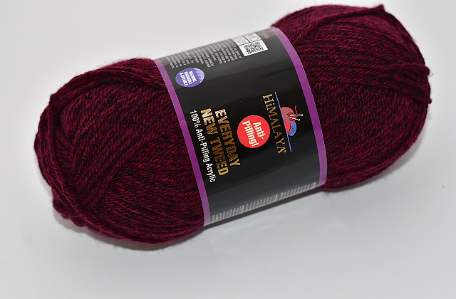 Himalaya Příze Everyday new tweed 17 vínová
