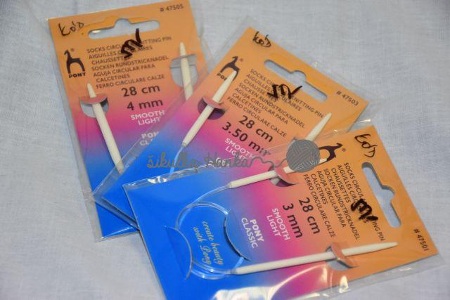 Jehlice kulaté ponožkové PONY 28cm  č. 4