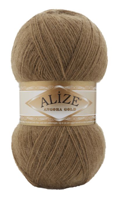 Příze Alize Angora gold 466 hnědá