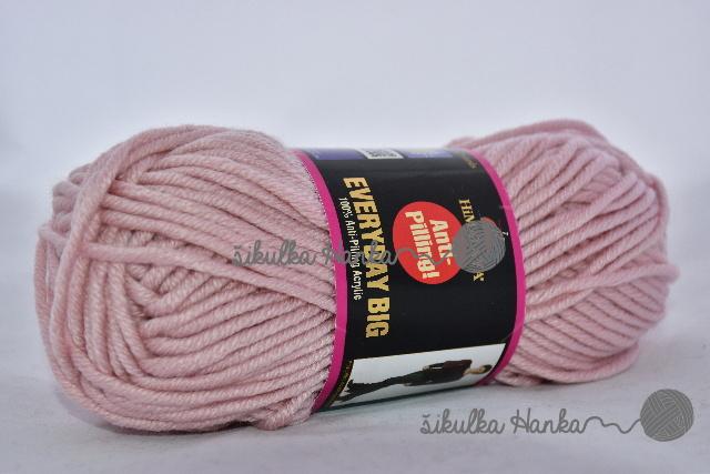 Himalaya Příze Everyday big 70827 světlá starorůžová