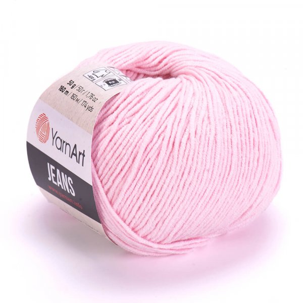 YarnArt Jeans 74 baby růžová
