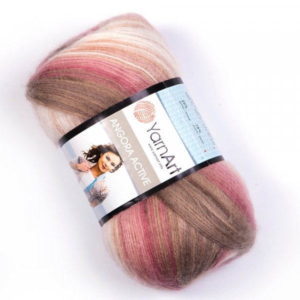 YarnArt Příze Yarn Art Angora active 853 světlá béžovo-hnědá