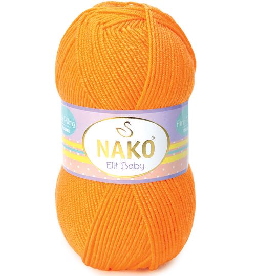 Nako Příze Elit baby 4038 oranžová