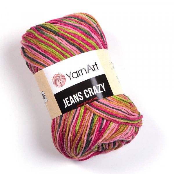 YarnArt Jeans crazy 7206 barevná melange
