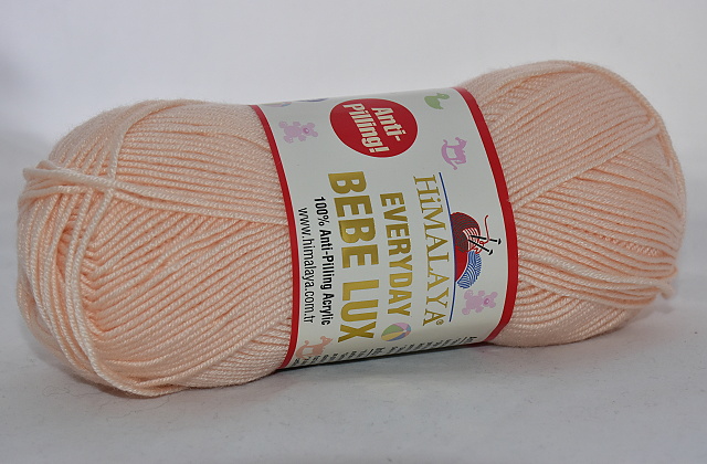 Pletací příze Everyday Bebe Lux 100 g Varianta: 4 (70437) lososová světlá, Balení: 1 ks