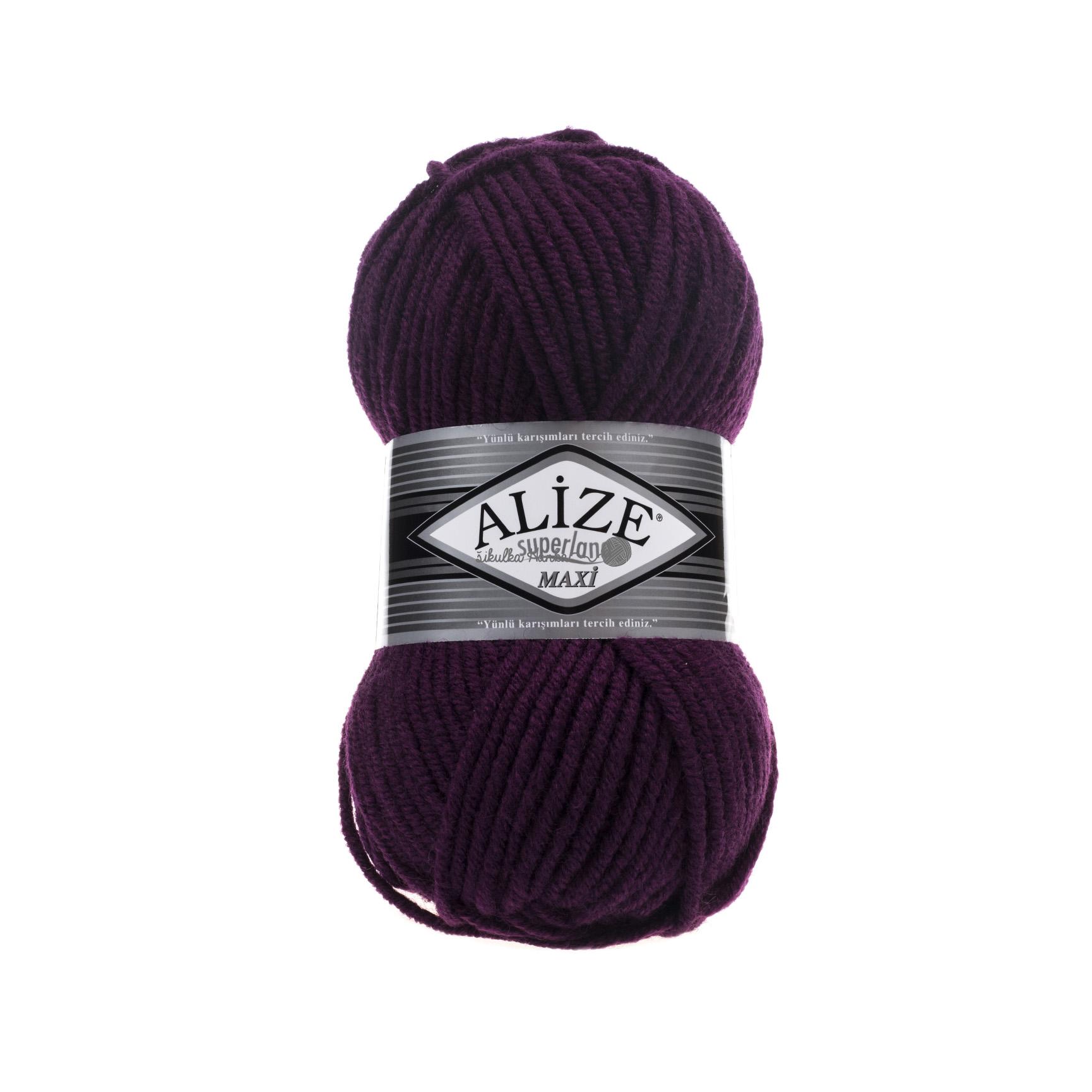Alize Superlana maxi 111 fialová