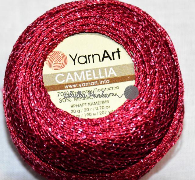 YarnArt Příze lurexová Camellia 426 vínová