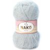 nakoparis10914metallicgray acrylic yarns nako kalinlikweight 3 incelight 25857 36 B