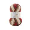Příze Baby best batik 4574 červeno-hnědo-světlá