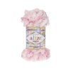 Příze Puffy color 5863 růžovo-bílá
